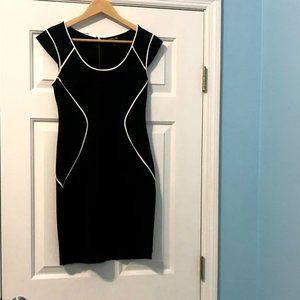 Express Black & White Dress